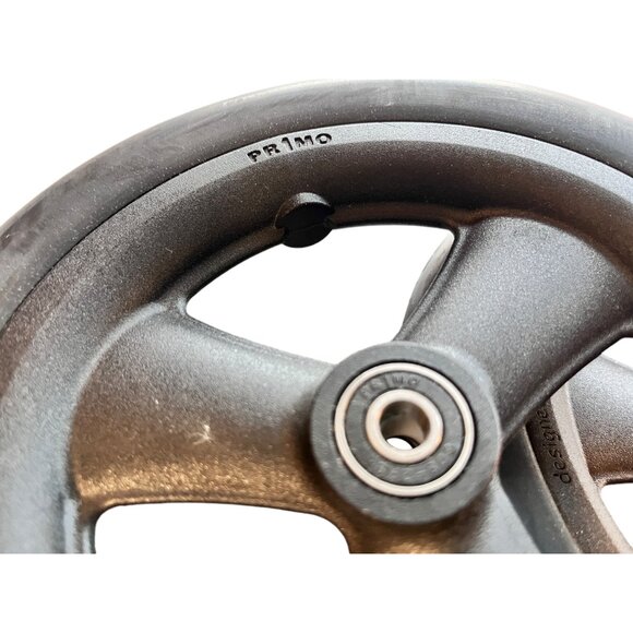 8x1in Primo Caster Wheels 1in Hub Width and 5/16 in Bearings Solid Tire 1Pair Us - Picture 5 of 5